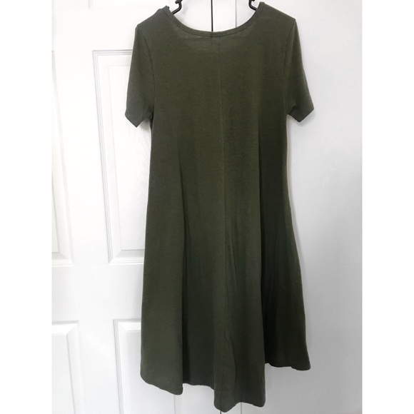 Lularoe Olive Green Carly - Picture 3 of 5